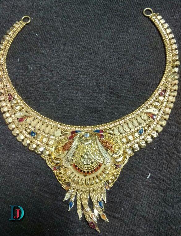 New and Latest Design of Rajasthani fancy gold Necklace 