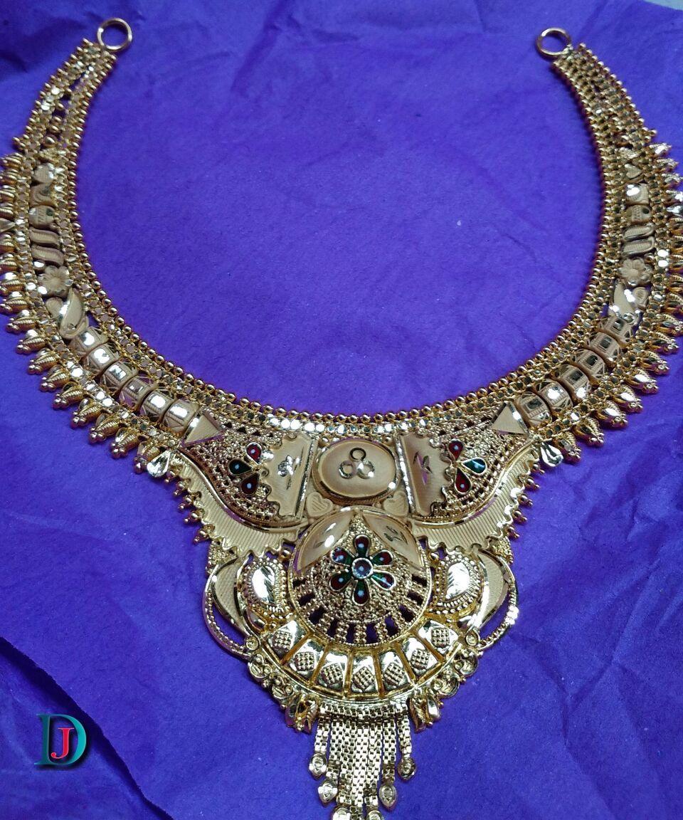 New and Latest Design of Rajasthani fancy gold Necklace 