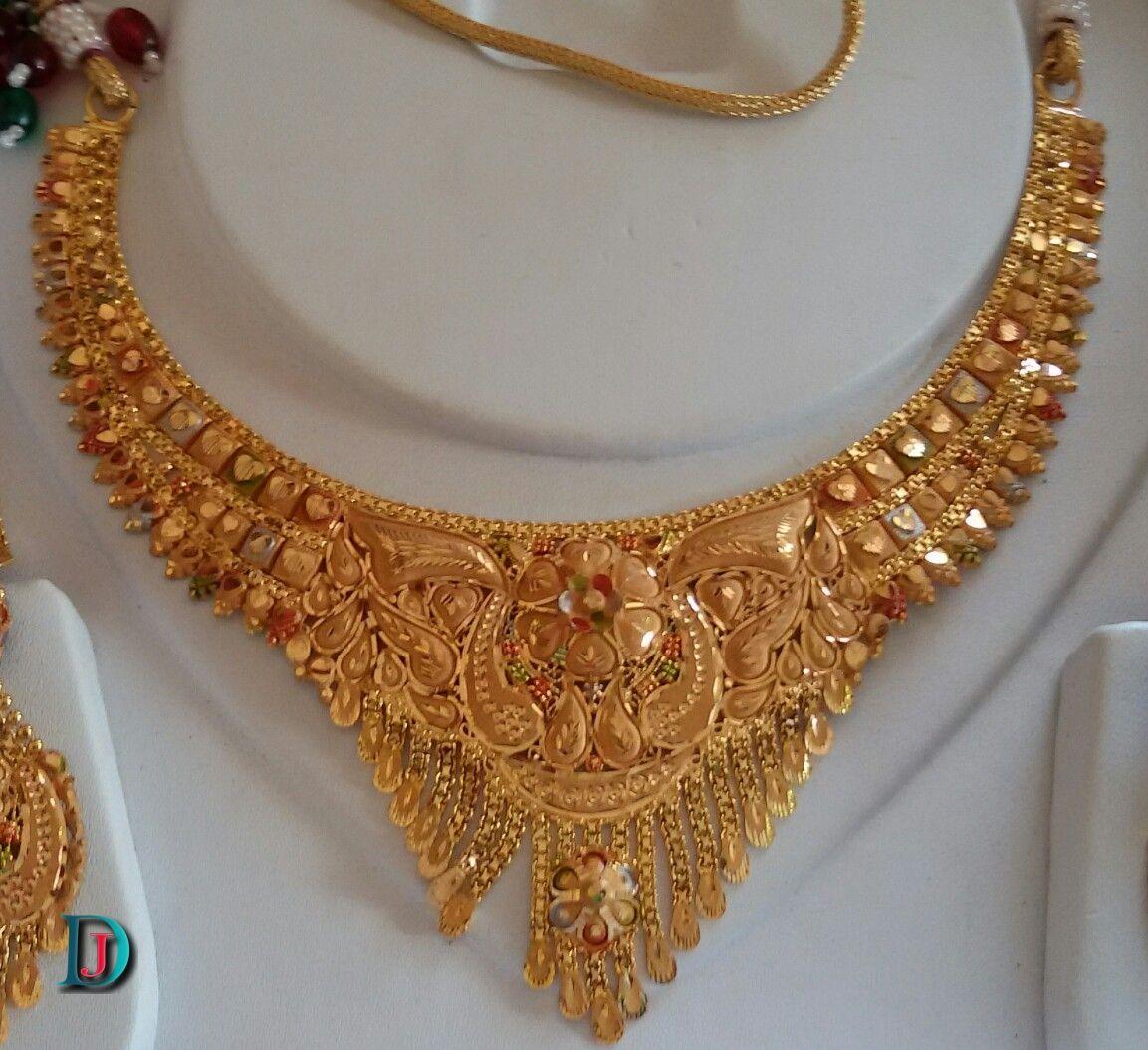 New and Latest Design of Rajasthani fancy gold Necklace 