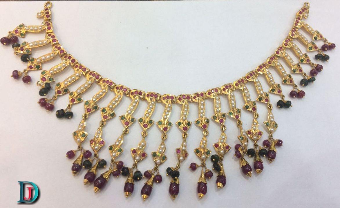 New and Latest Design of Rajasthani fancy gold Necklace 