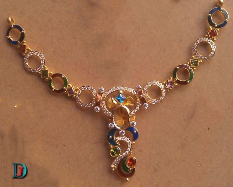 New and Latest Design of Rajasthani fancy gold Necklace 