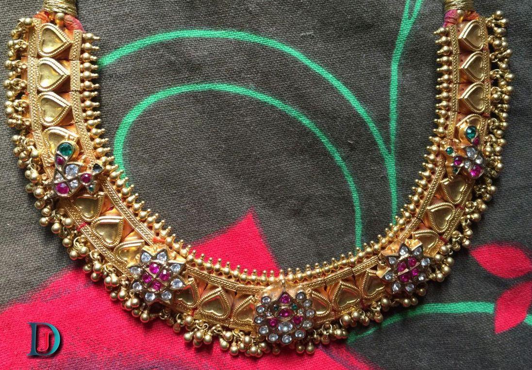 New and Latest Design of Rajasthani fancy gold Necklace 