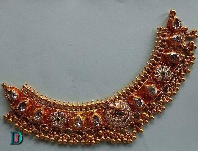 New and Latest Design of Rajasthani fancy gold Necklace 