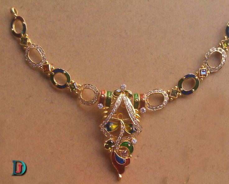 New and Latest Design of Rajasthani fancy gold Necklace 