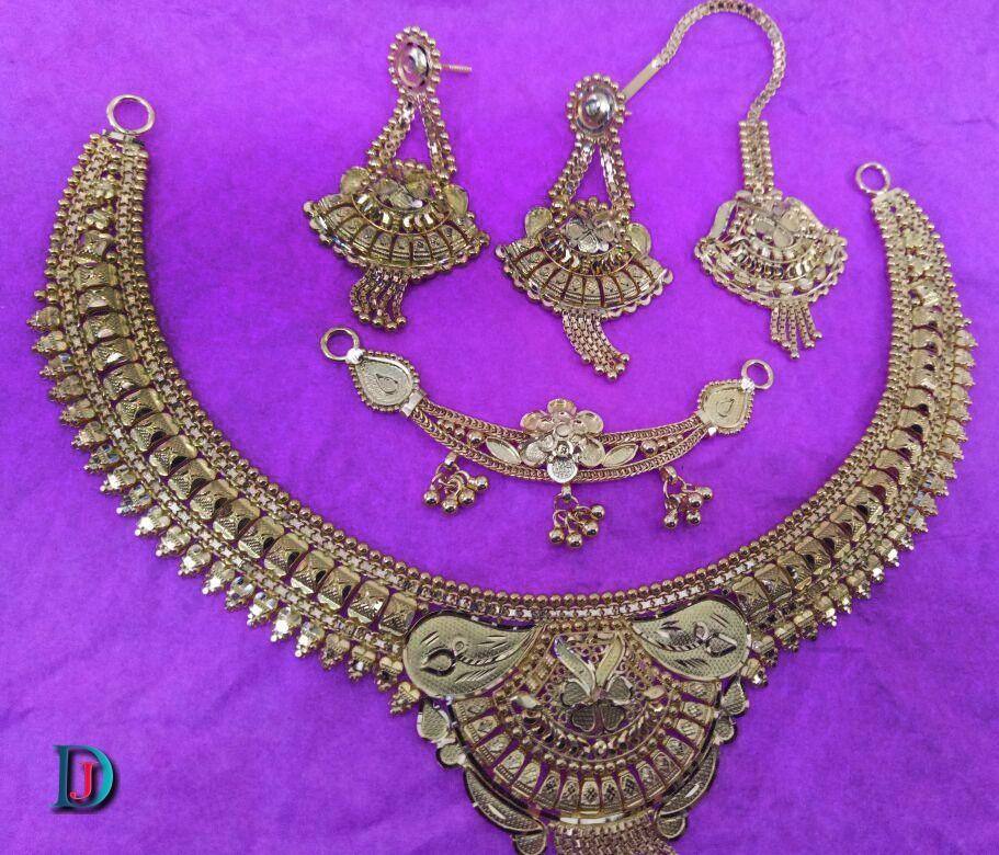 न्यू एंड लेटेस्ट डिजाईन राजस्थानी फैंसी गोल्ड नेकलेस 