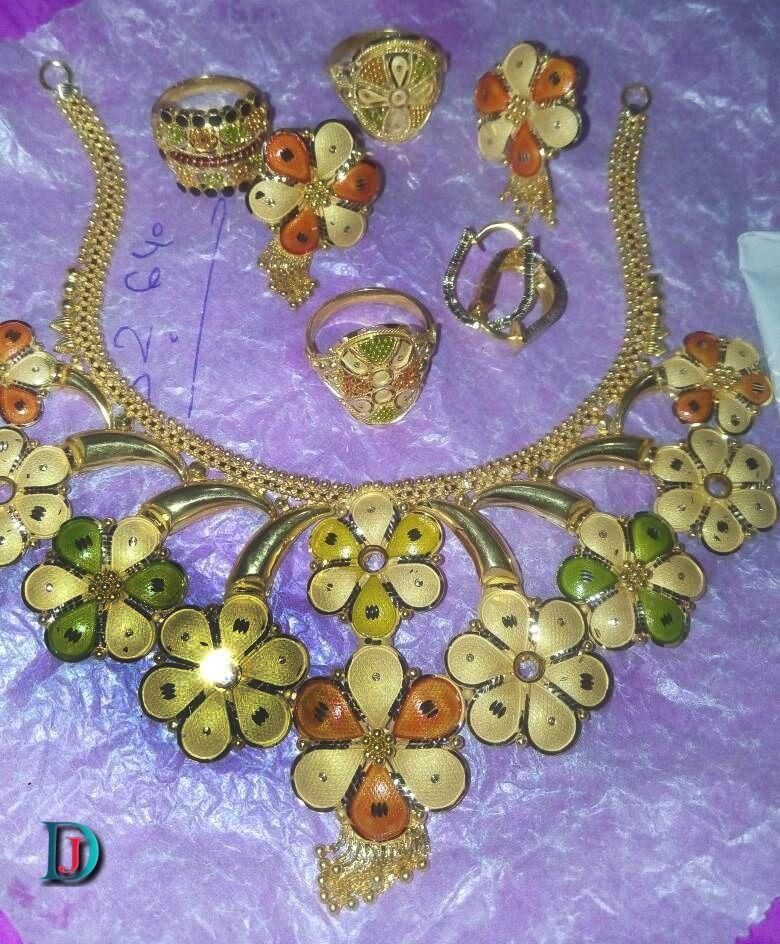 New and Latest Design of Rajasthani fancy gold Necklace 