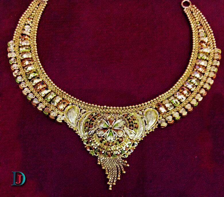 New and Latest Design of Rajasthani fancy gold Necklace 