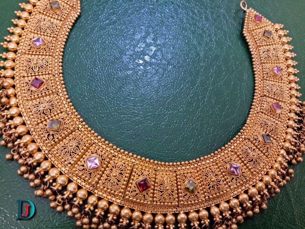 New and Latest Design of Rajasthani fancy gold Necklace 