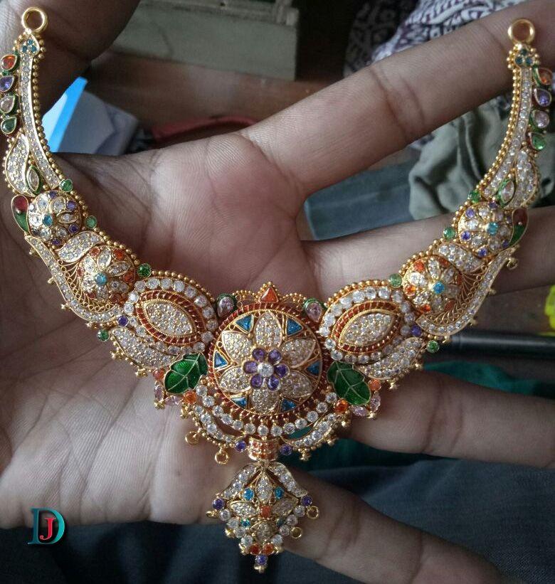 न्यू एंड लेटेस्ट डिजाईन राजस्थानी फैंसी गोल्ड नेकलेस 
