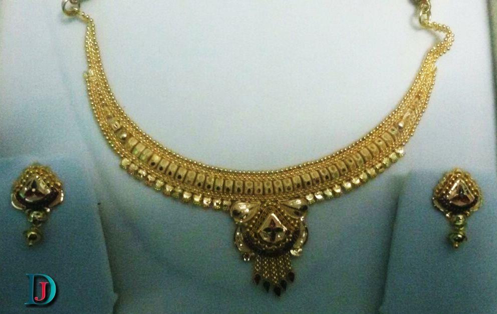 New and Latest Design of Rajasthani fancy gold Necklace 