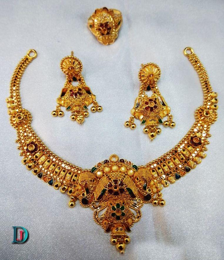 New and Latest Design of Rajasthani fancy gold Necklace 