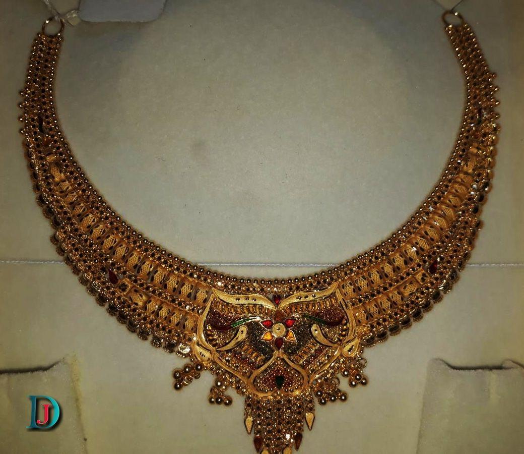 New and Latest Design of Rajasthani fancy gold Necklace 