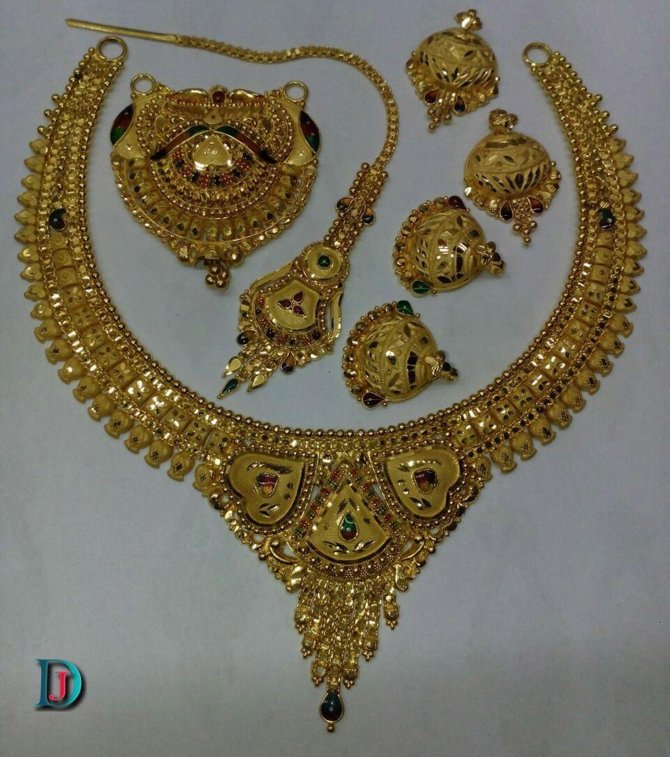 New and Latest Design of Rajasthani fancy gold Necklace 