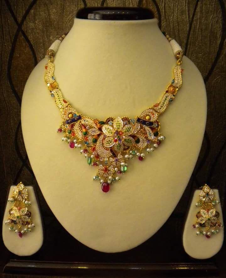 New and Latest Design of Rajasthani fancy gold Necklace 