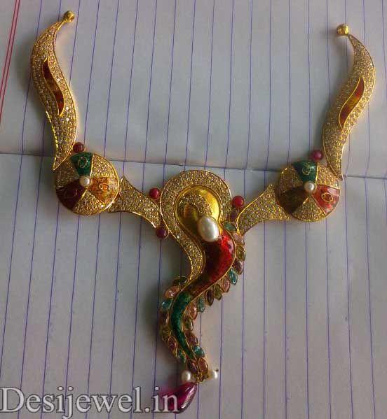 New and Latest Design of Rajasthani fancy gold Necklace 