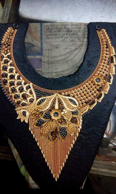 New and Latest Design of Rajasthani fancy gold Necklace 