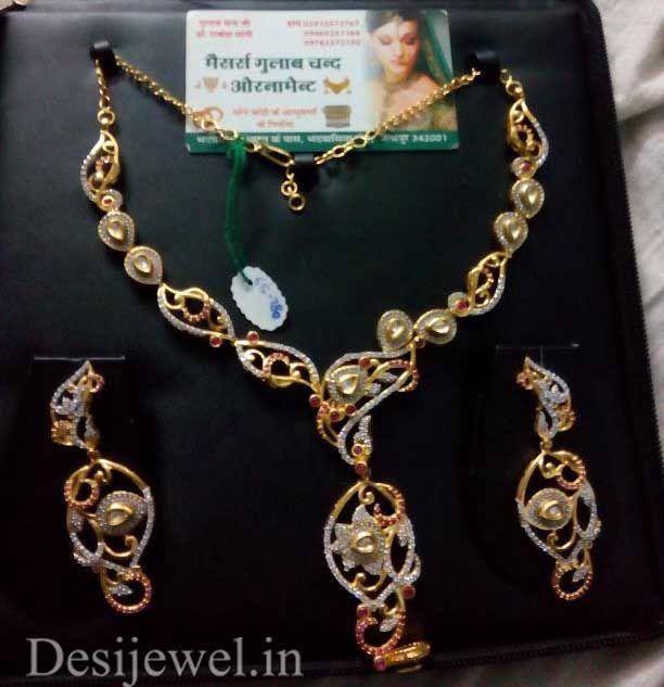 New and Latest Design of Rajasthani fancy gold Necklace 