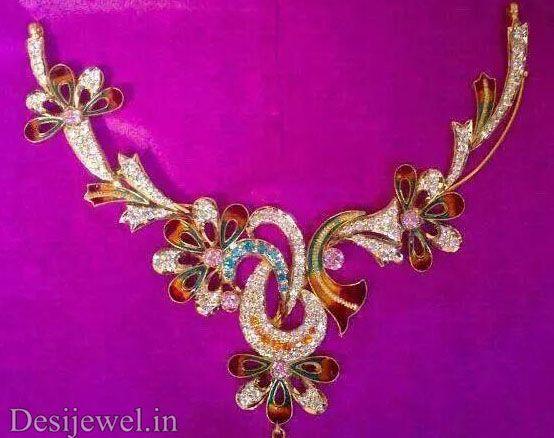 New and Latest Design of Rajasthani fancy gold Necklace 