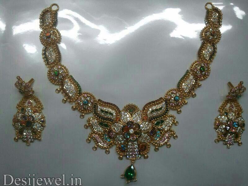 New and Latest Design of Rajasthani fancy gold Necklace 