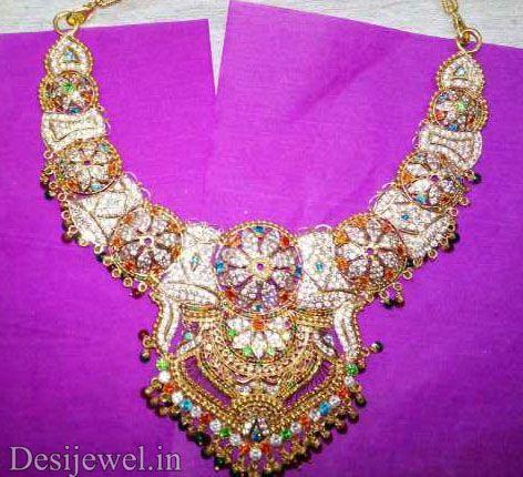 New and Latest Design of Rajasthani fancy gold Necklace 