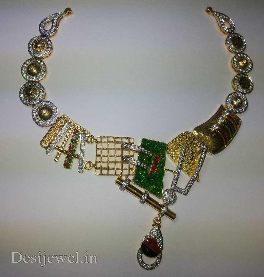 New and Latest Design of Rajasthani fancy gold Necklace 