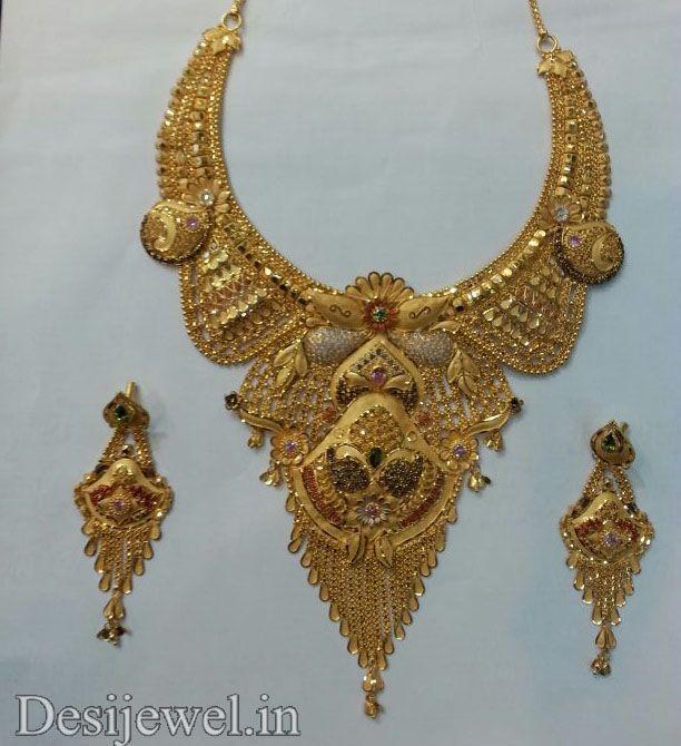 New and Latest Design of Rajasthani fancy gold Necklace 