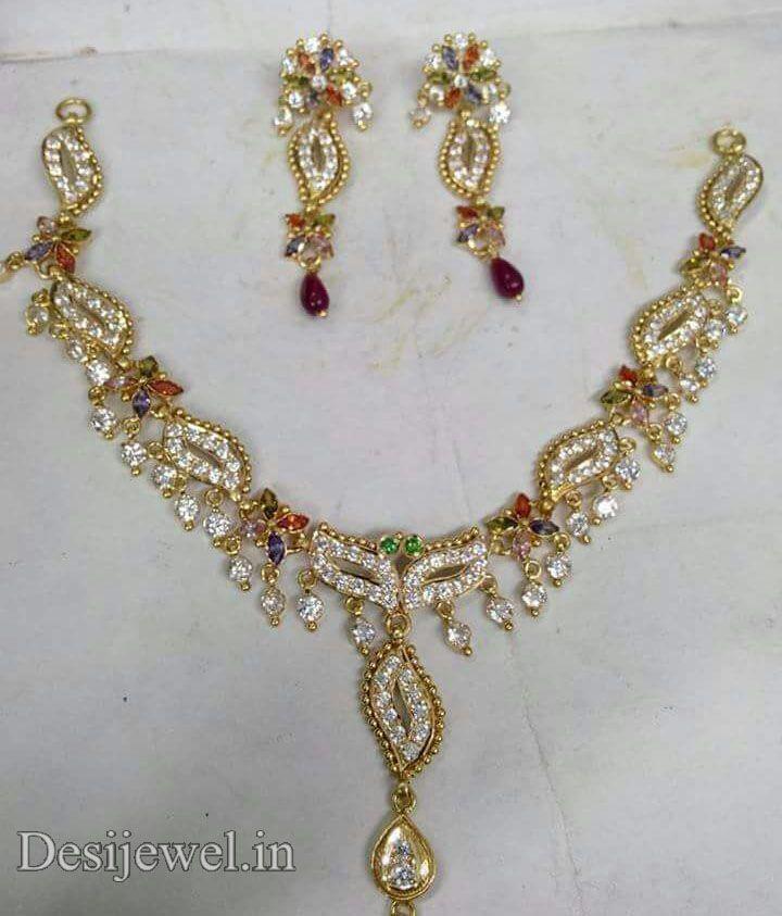 न्यू एंड लेटेस्ट डिजाईन राजस्थानी फैंसी गोल्ड नेकलेस 