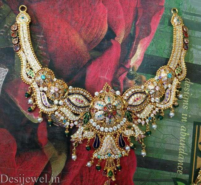 New and Latest Design of Rajasthani fancy gold Necklace 