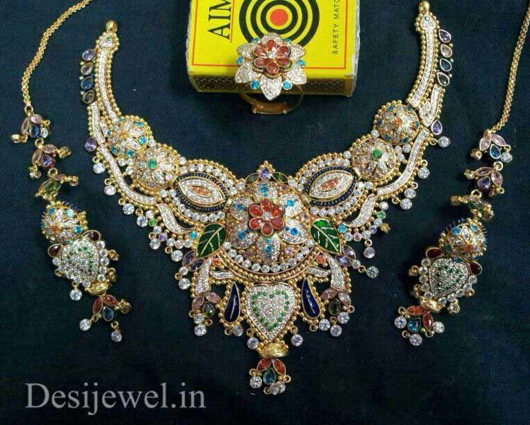 New and Latest Design of Rajasthani fancy gold Necklace 