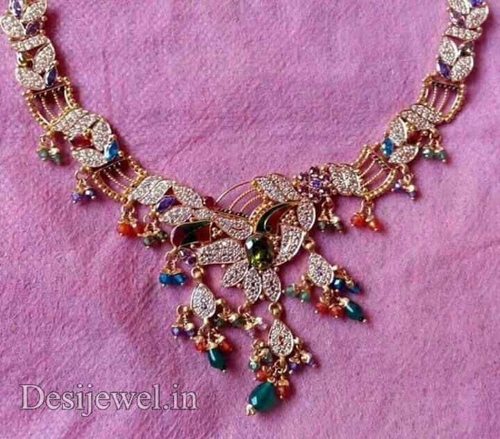 New and Latest Design of Rajasthani fancy gold Necklace 