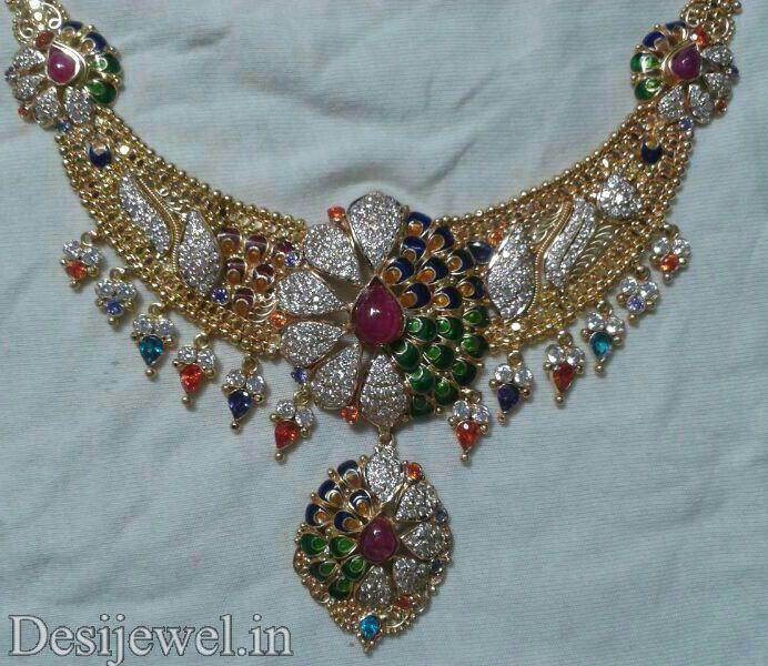 New and Latest Design of Rajasthani fancy gold Necklace 