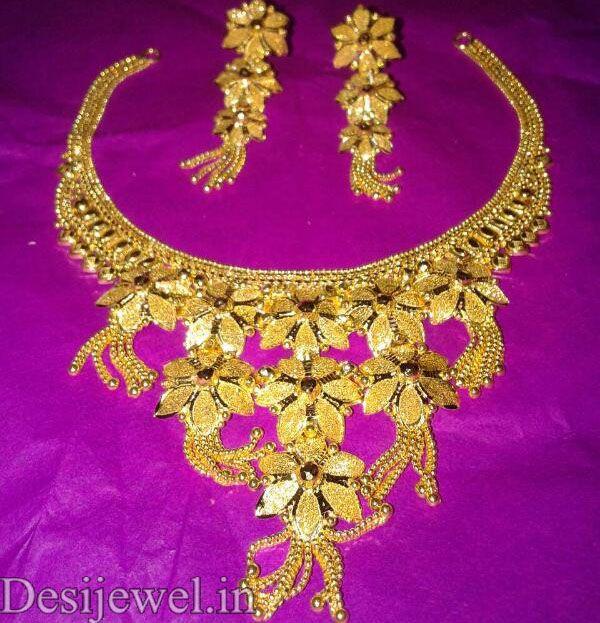 New and Latest Design of Rajasthani fancy gold Necklace 