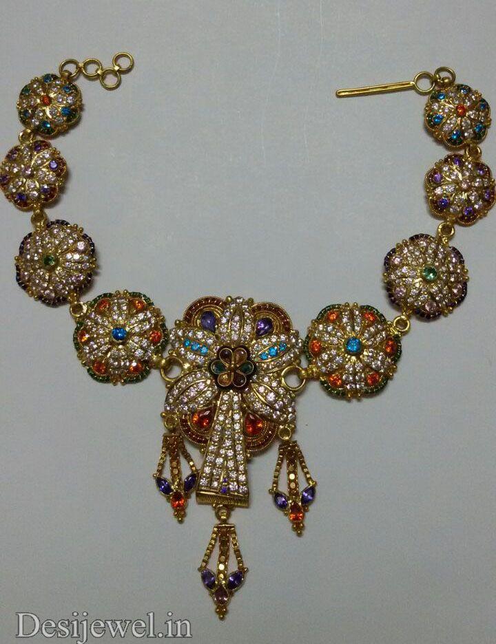 New and Latest Design of Rajasthani fancy gold Necklace 