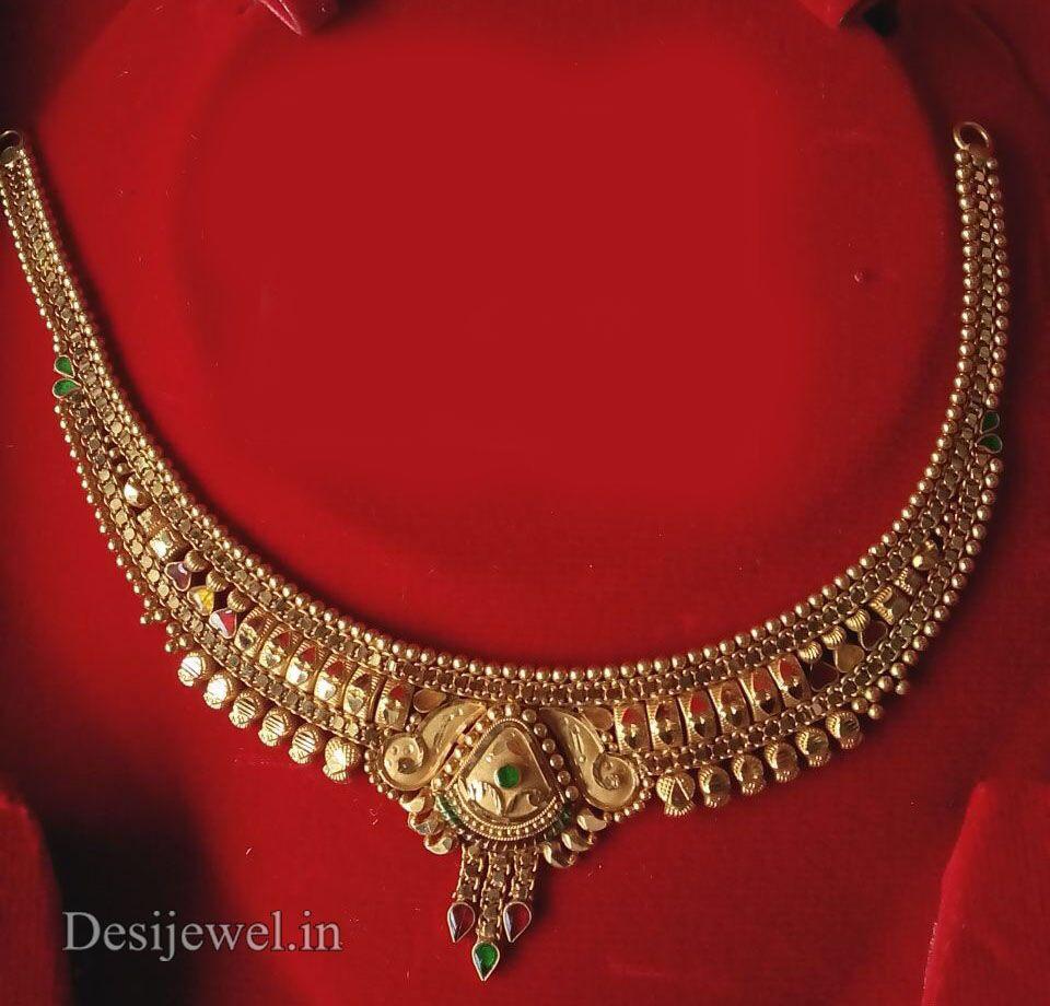 New and Latest Design of Rajasthani fancy gold Necklace 