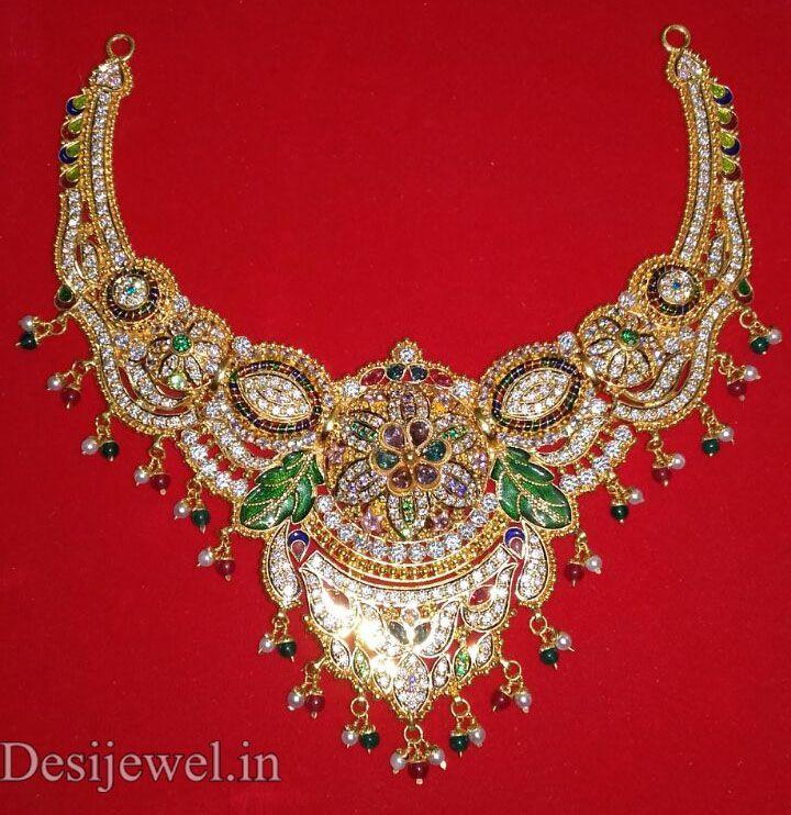 New and Latest Design of Rajasthani fancy gold Necklace 