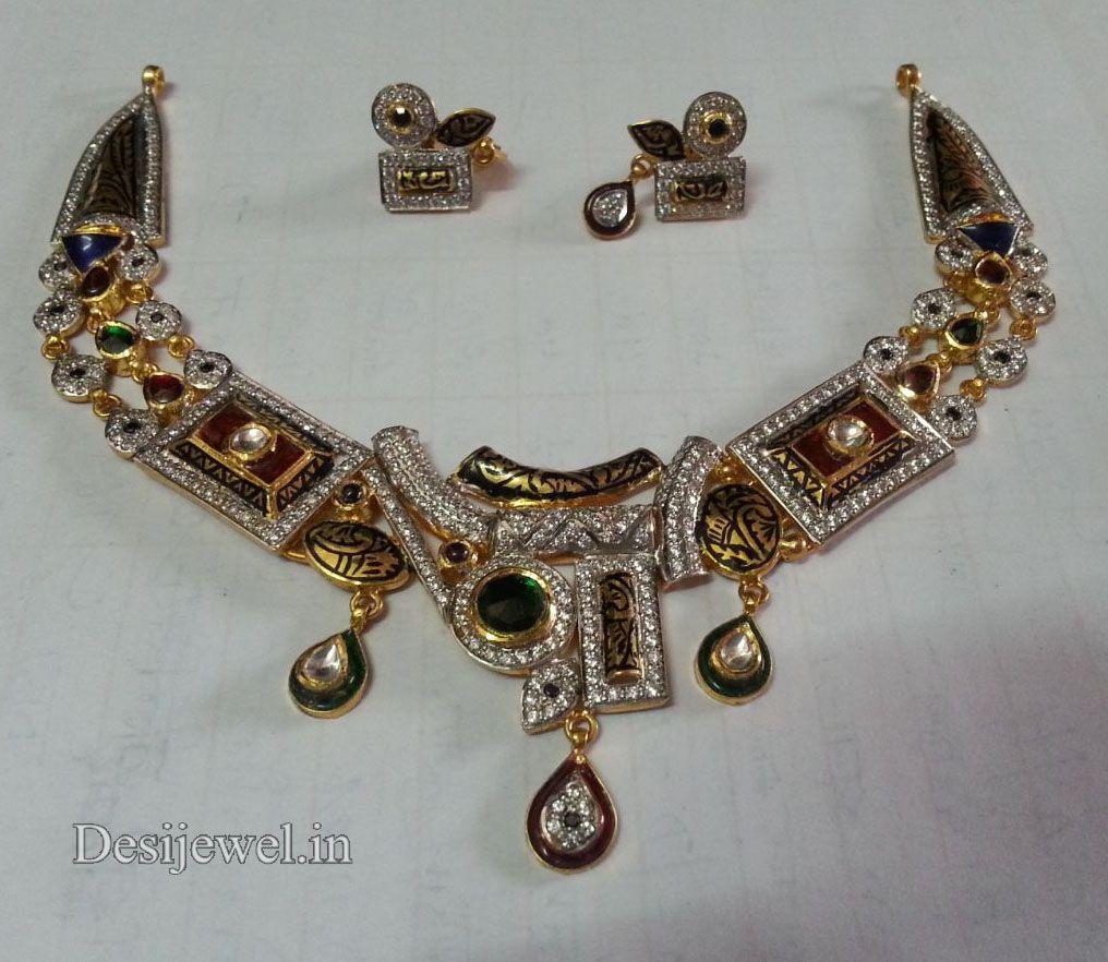 New and Latest Design of Rajasthani fancy gold Necklace 