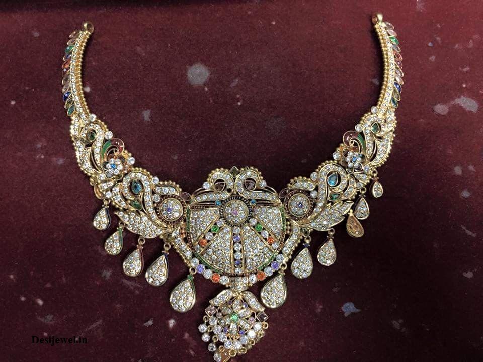 New and Latest Design of Rajasthani fancy gold Necklace 