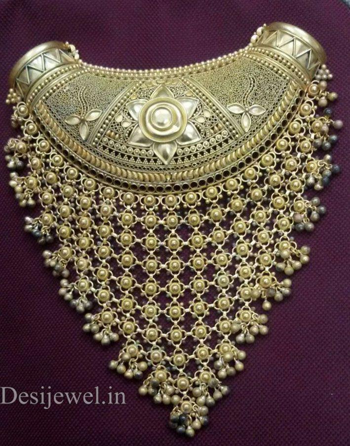 New and Latest Design of Rajasthani fancy gold Necklace 