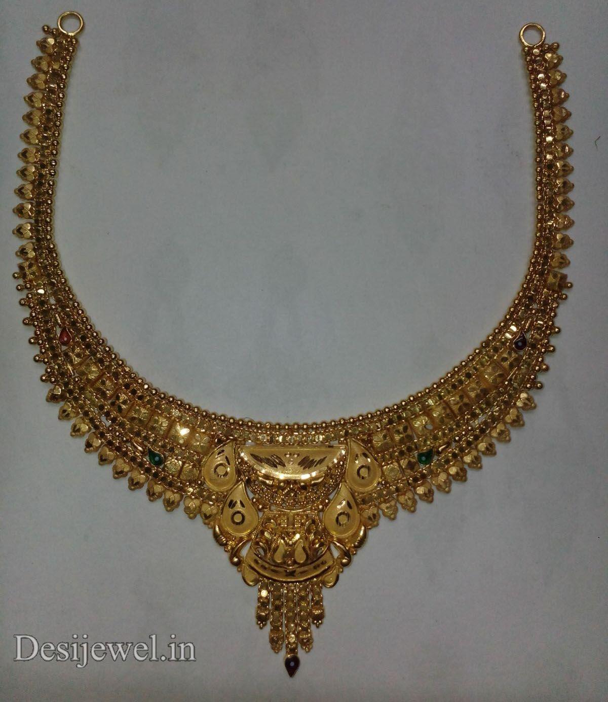 New and Latest Design of Rajasthani fancy gold Necklace 