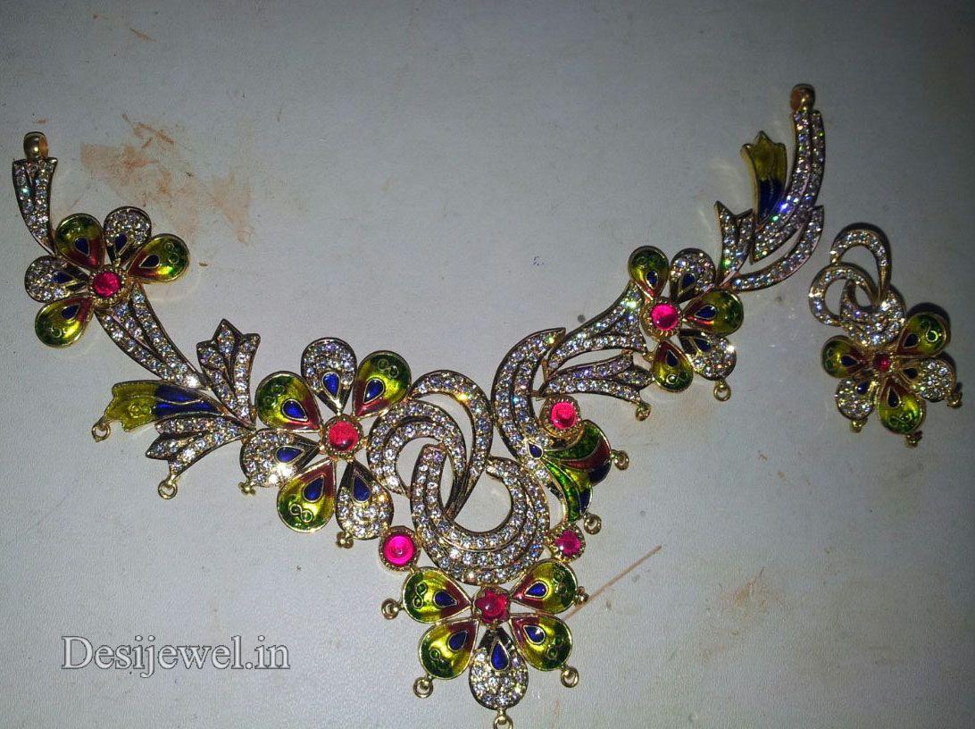 New and Latest Design of Rajasthani fancy gold Necklace 