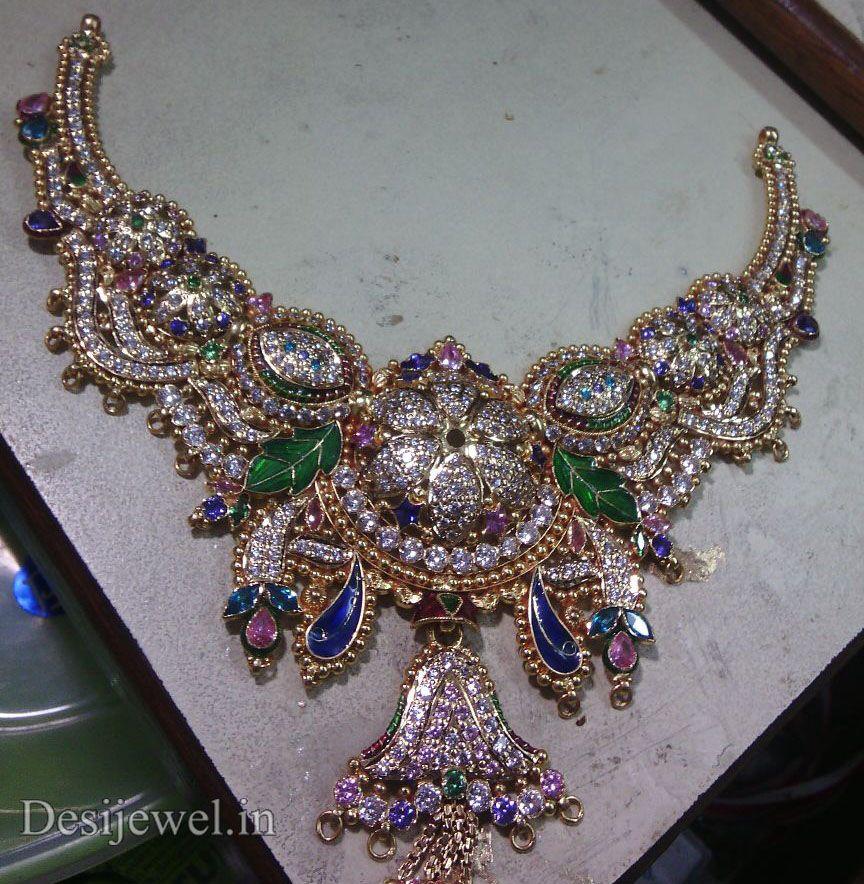 New and Latest Design of Rajasthani fancy gold Necklace 