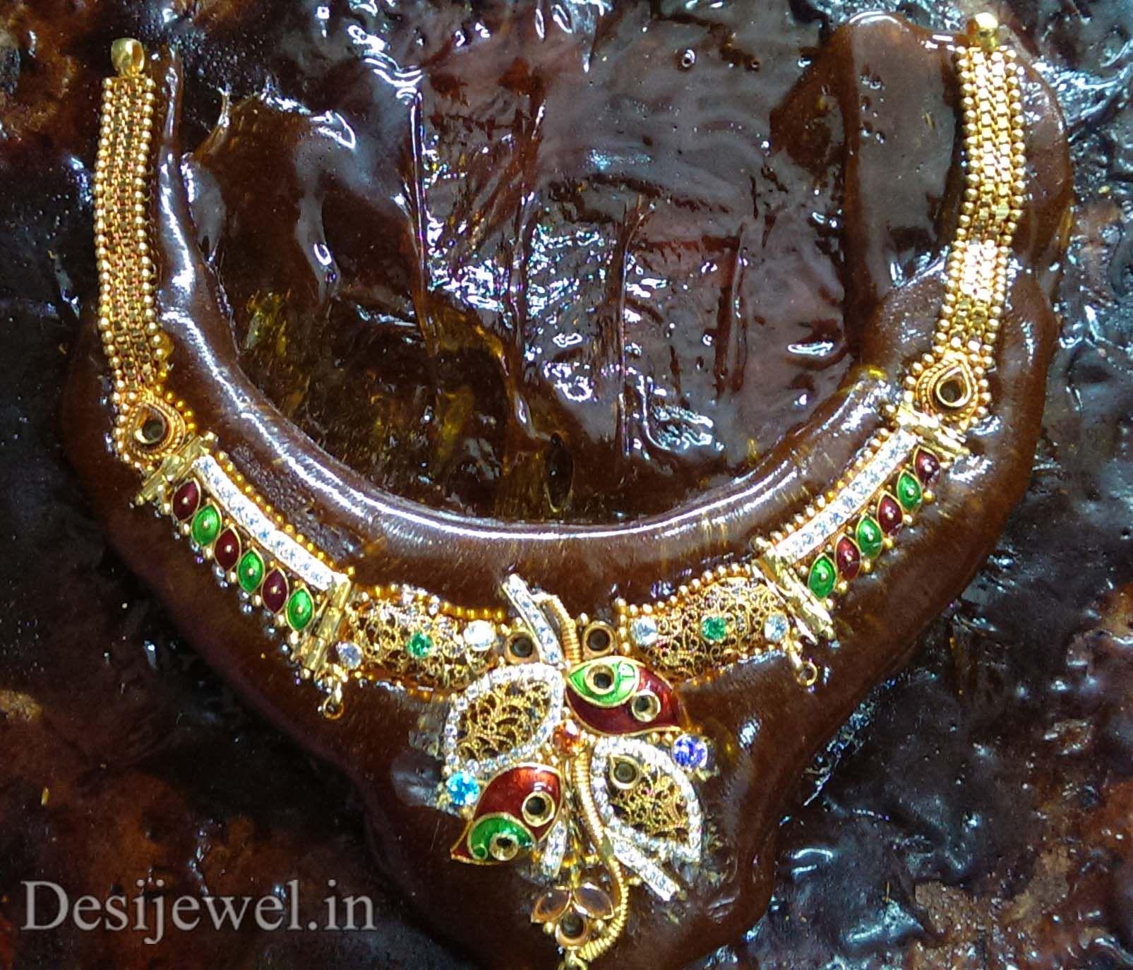 New and Latest Design of Rajasthani fancy gold Necklace 