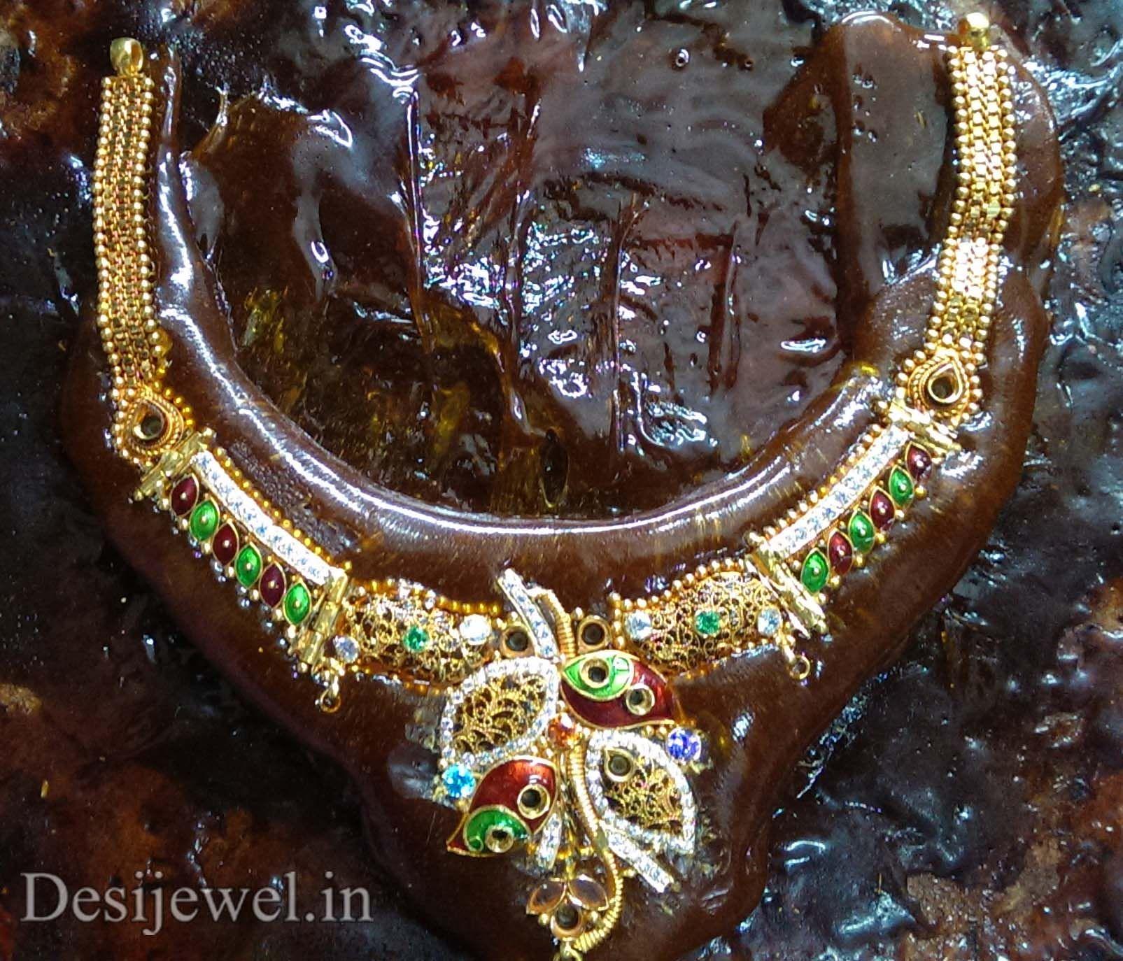 New and Latest Design of Rajasthani fancy gold Necklace 