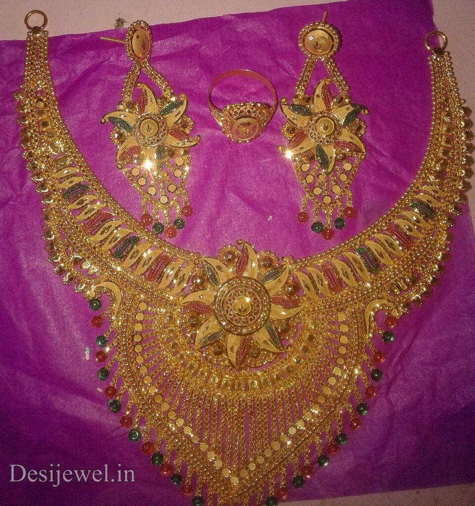 New and Latest Design of Rajasthani fancy gold Necklace 