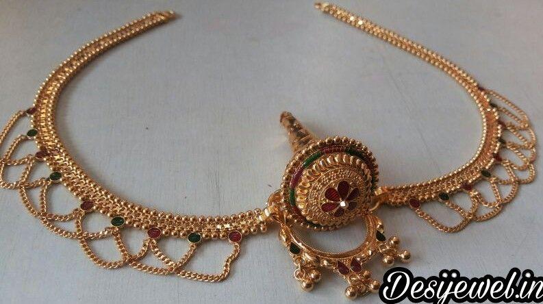 New and Latest Design of Rajasthani gold fancy Rakhdi-Set 