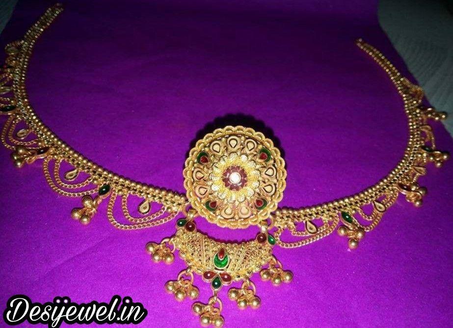 New and Latest Design of Rajasthani gold fancy Rakhdi-Set 