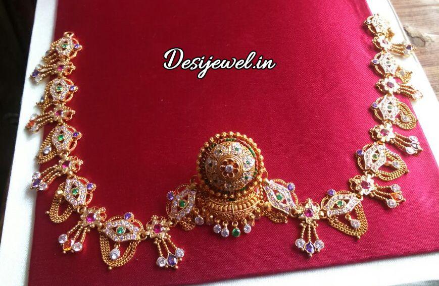 New and Latest Design of Rajasthani gold fancy Rakhdi-Set 