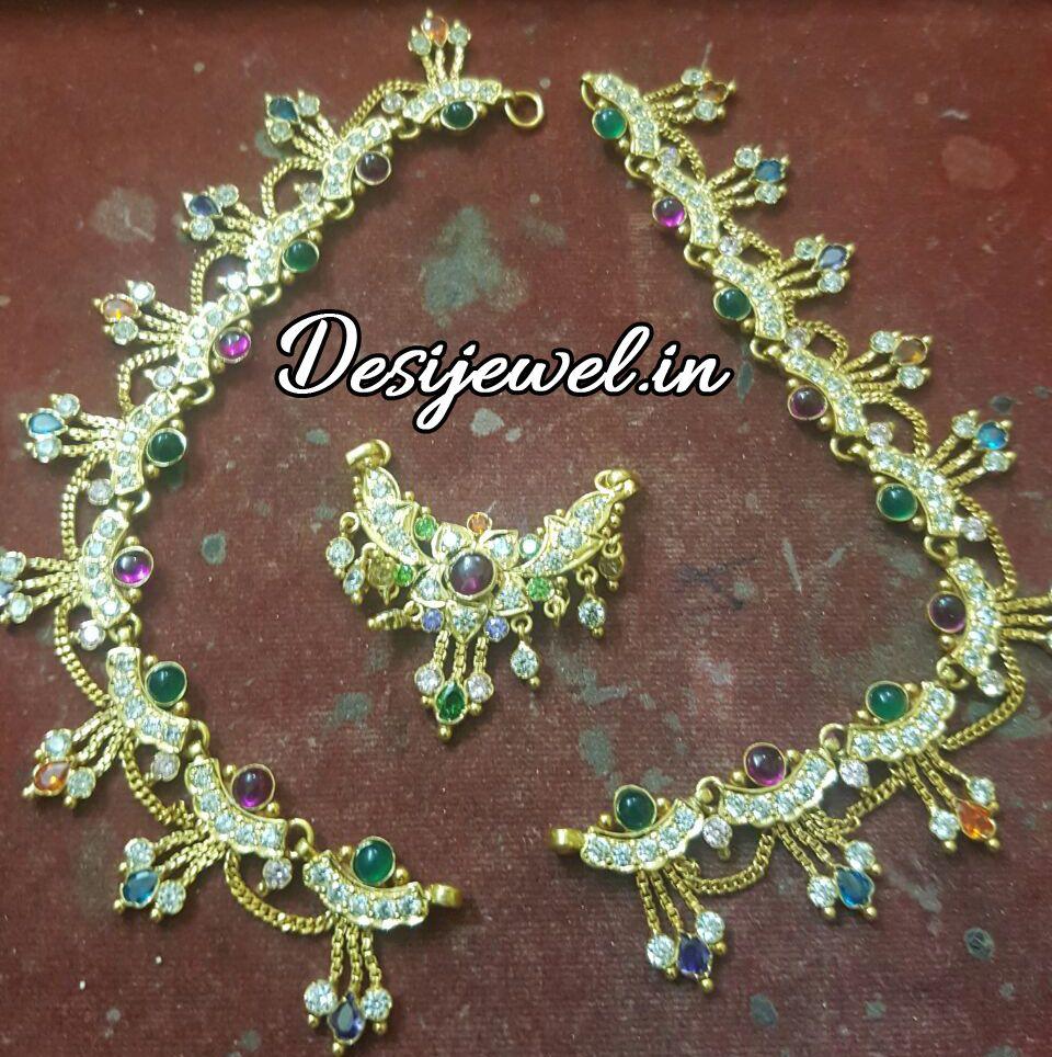 New and Latest Design of Rajasthani gold fancy Rakhdi-Set 