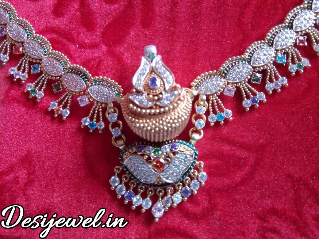 New and Latest Design of Rajasthani gold fancy Rakhdi-Set 