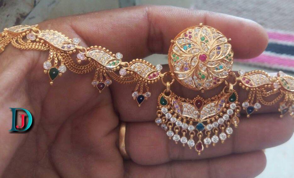New and Latest Design of Rajasthani gold fancy Rakhdi-Set 